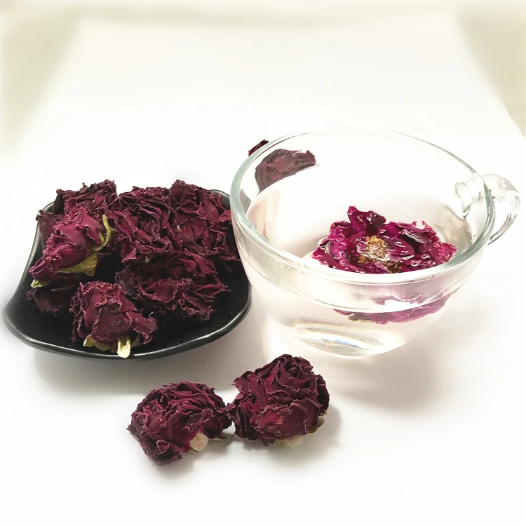 Mo Hong Mei Gui 100% Natural Dried Dark Red Rose Corolla Tea - Organic &  Health Benefits