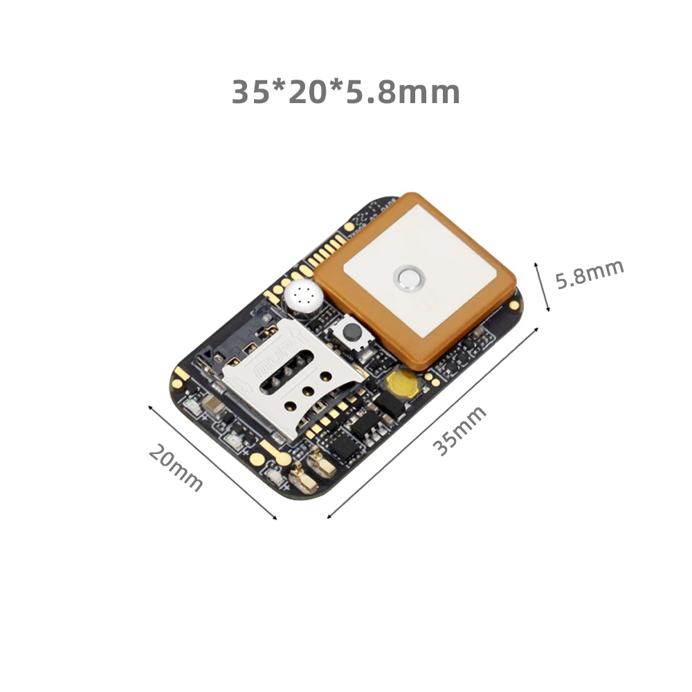 ZX908 Mini GPS Tracker Module - 4G GPS Chip with Free APP, SOS