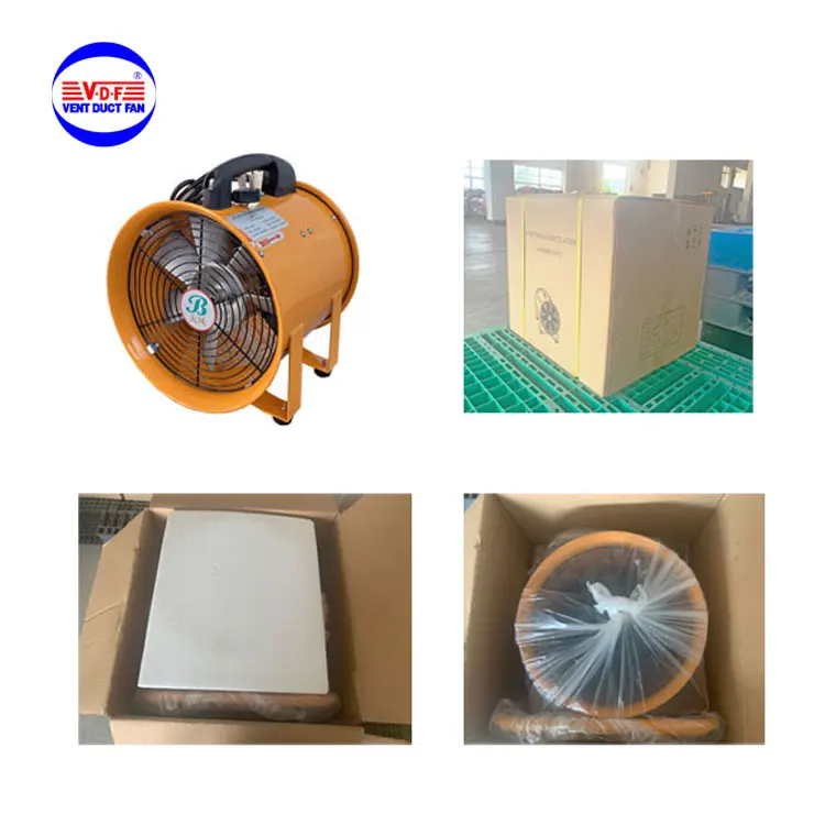 単相AC電気200mm250mm300mm産業用ポータブルベンチレーターファン 