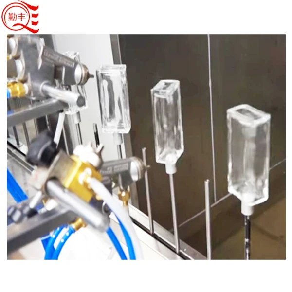 Výrobní linka na lakování skleněných lahví UV stříkáním nebo výrobní linka na skleněné láhve