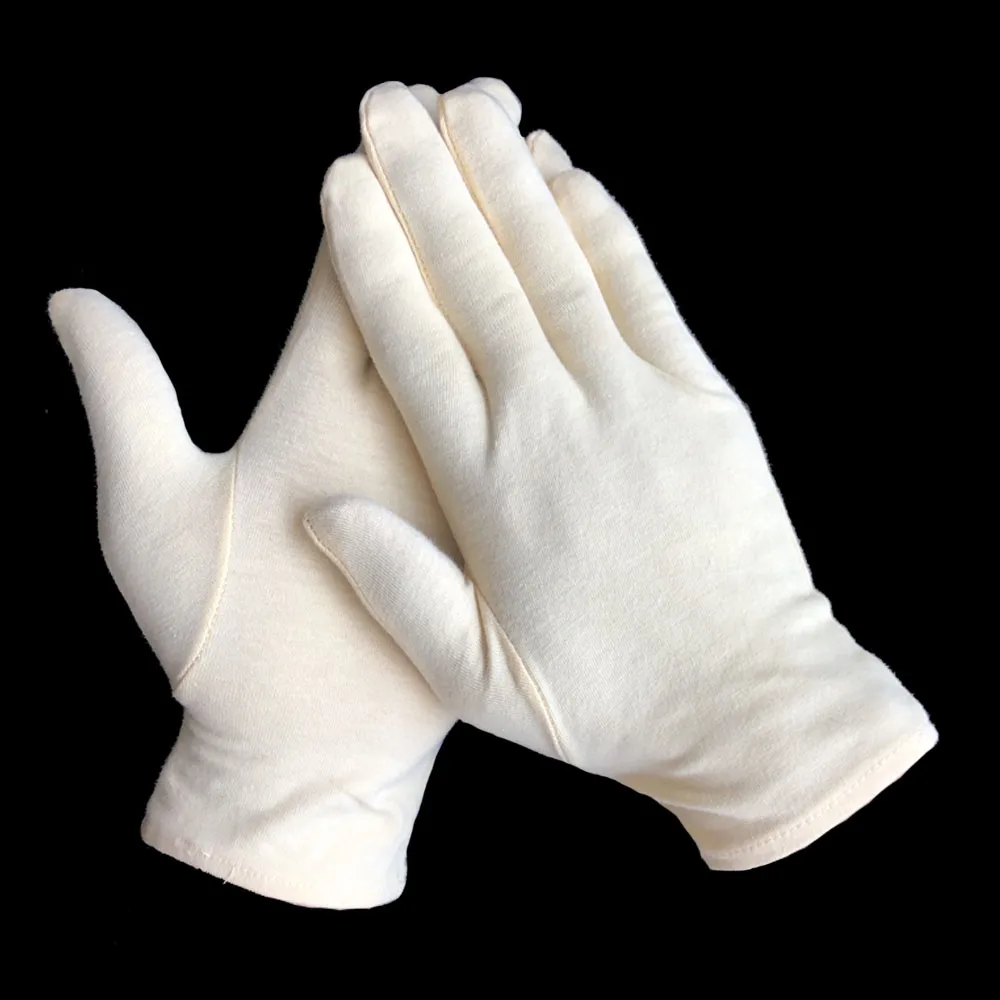 100% de algodón orgánico sin blanquear mano crema eczema guantes on m.alibaba.com