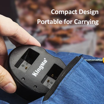 KingMa-LP-E17 Camera Battery Dual USB Charger Kit for Canon EOS RP M3 M5 M6 M6 II 250D 200DII 750D 760D 800D 850D 77D Battery product image