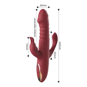 Adult Toys Silicone Dildo Rabbit Vibrator Clitoral Stimulation Sex Toys For Woman