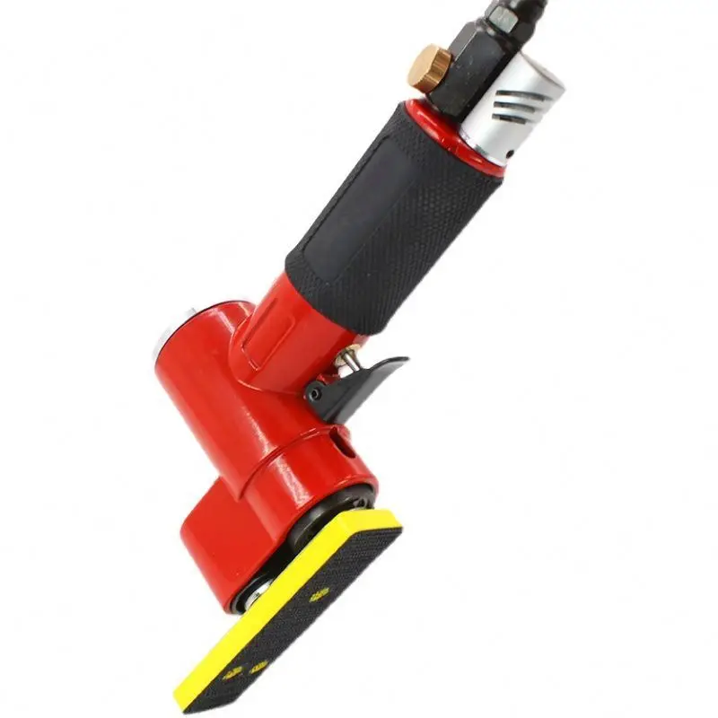 TEBAK Pneumatic Orbital Rectangular Sander Square Air Sander Pad Grinder Polisher Sanding Tool Jitter Bug Sanders
