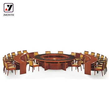 Luxury Style Modern Round Negotiation Office Meeting Room Table Use 8-12 Person Conference Table Desk For Office