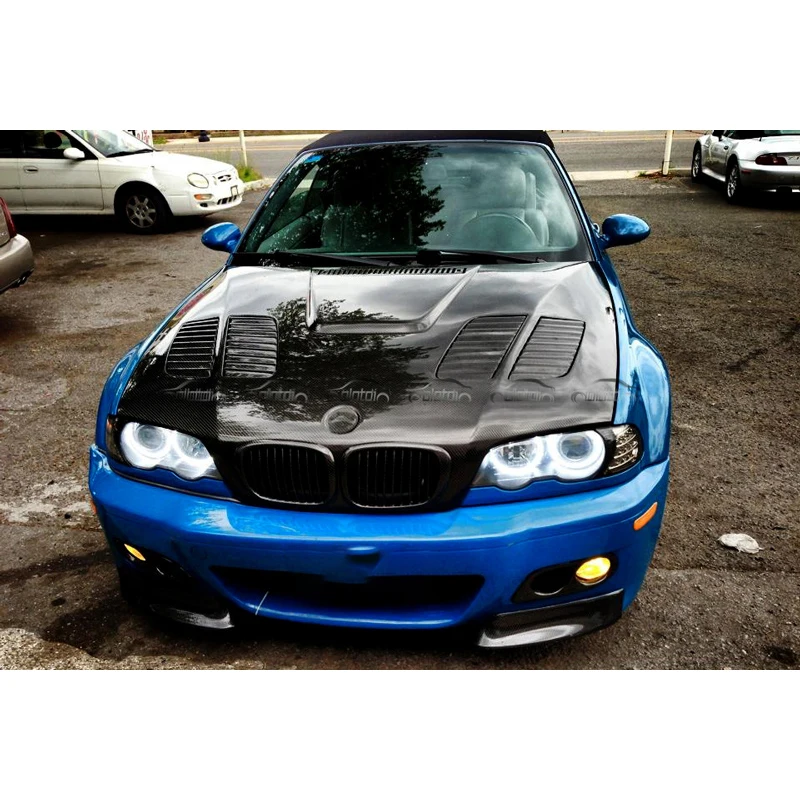 1998-2001 Carbon Fiber Gtr Style E46 Bonnet Hoods Engine Hood Cover For ...