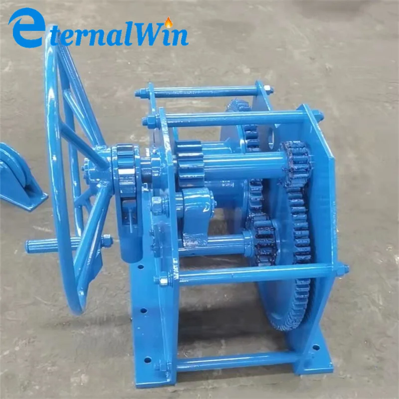 Marine Ship Towing Winch Boat Manual Anchor Mooring Winch 1 2 3 5 6 8