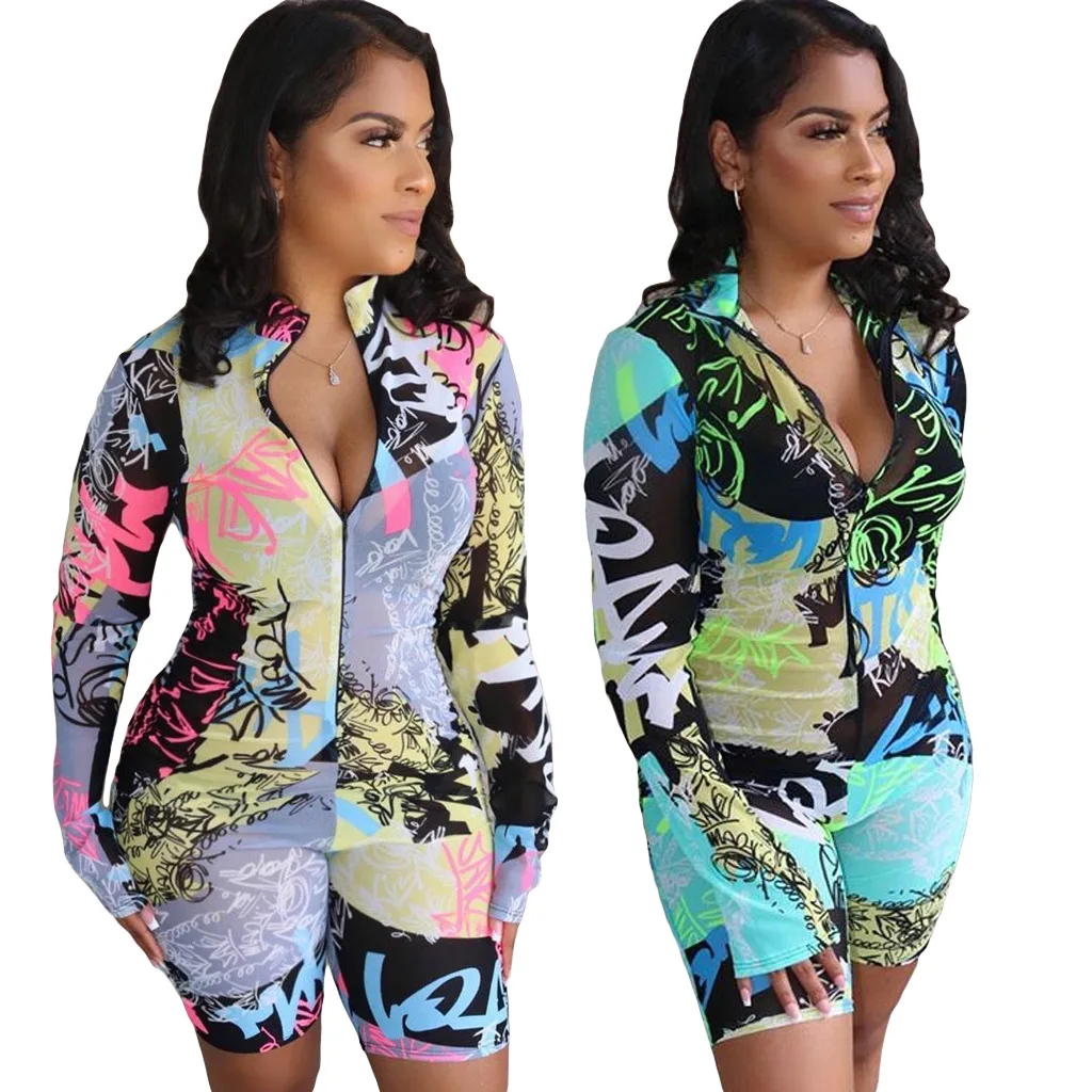 Spring Outfits 2021 Woman Onesie Pajamas Jumpsuit Sexy V Neck Floral Print  Adult Onesie Jumpsuits Long Sleeve Biker Jump Suit - Buy Long Sleeve Jump  Suit,Woman Onesie Pajamas Jumpsuit,Onsies Adult Onesie Jumpsuits