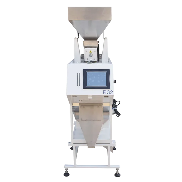 Mini 32/64 Rice Color Sorter Coffee Beans, Corn, Nut Color Separator Color Sorting Machine Factory