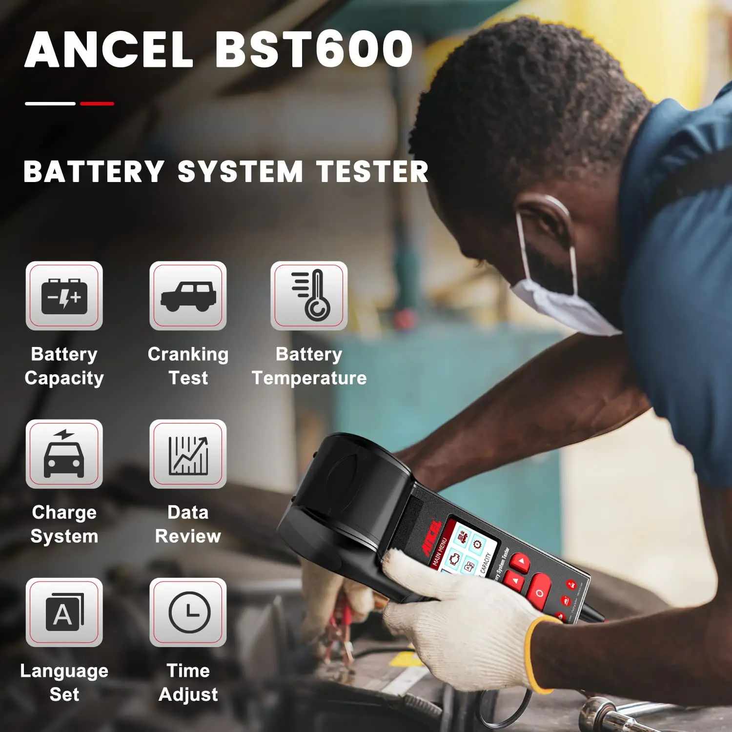 Battery System Analyzer ANCEL BST600
