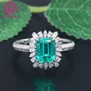 18K oro bianco 3CT