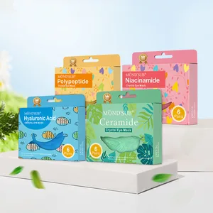 Custom Anti-Puffiness Dark Circles 24K Gold Eye Mask Gel Anti-Wrinkle Hydrogel Collagen Under Eye Patches