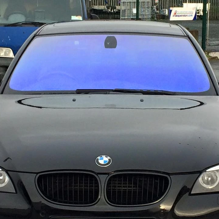 thumbnail image 2 of 80% Transmission Blue Chameleon Car Window Tint Film – Nano Ceramic, 152cm X 50cm 2 of 5