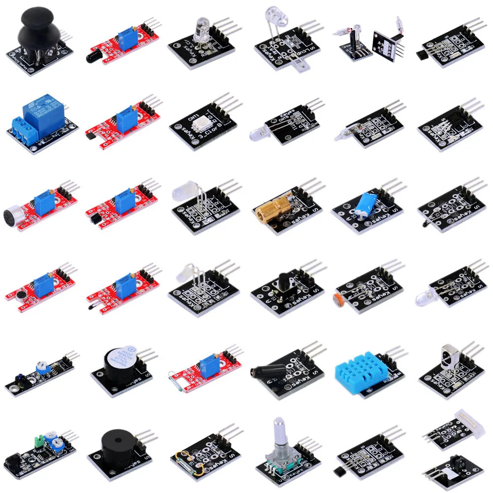 Mega Controller Board Sensor Electronic Learning Kit V2.0 37 In 1 Module Arduino 