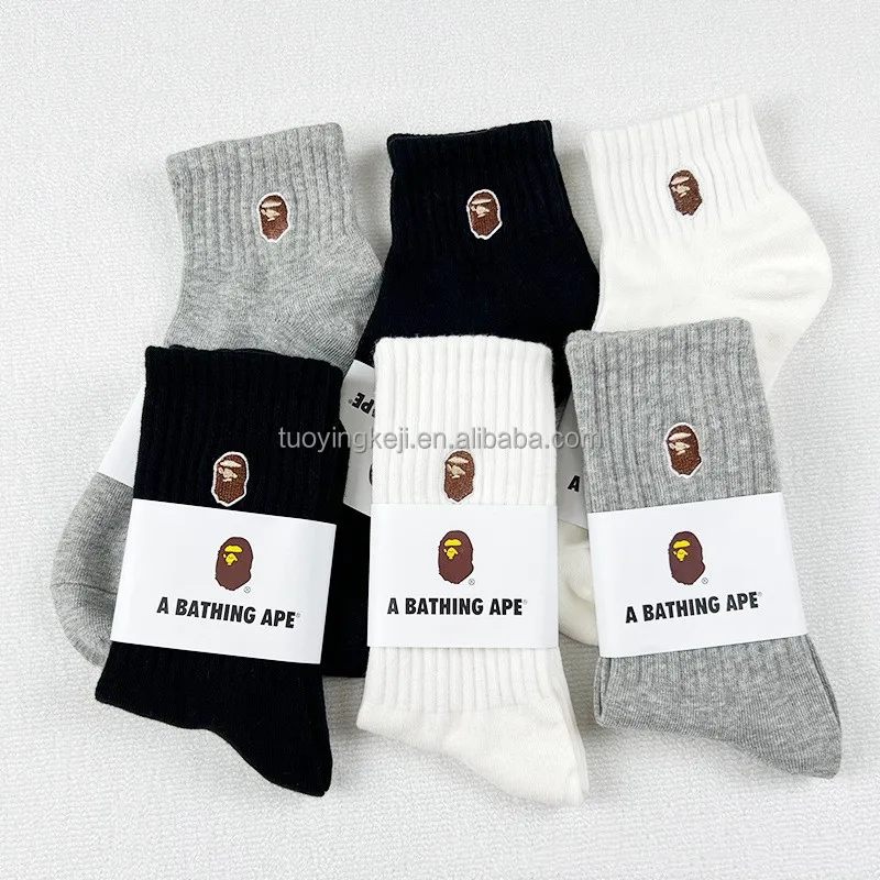 Bape Designer Sports Socks Wholesale Custom