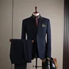 Navy blue (suit + trousers)