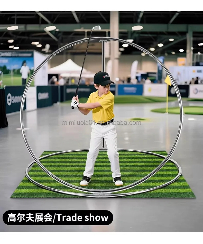 PGM HL016 Frame Circle Adjustable Angle Golf Swing Plane Trainer for ...