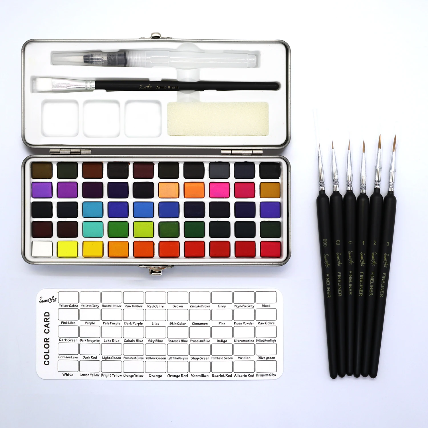 Seamiart Solid Watercolor Paint Set