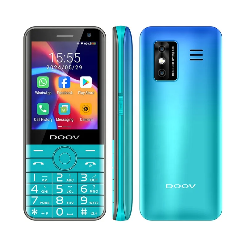 DOOV R17 PRO Metal Frame 2.8 Inch Touch Screen 4G LTE Wifi Cheap Android Cell Phone