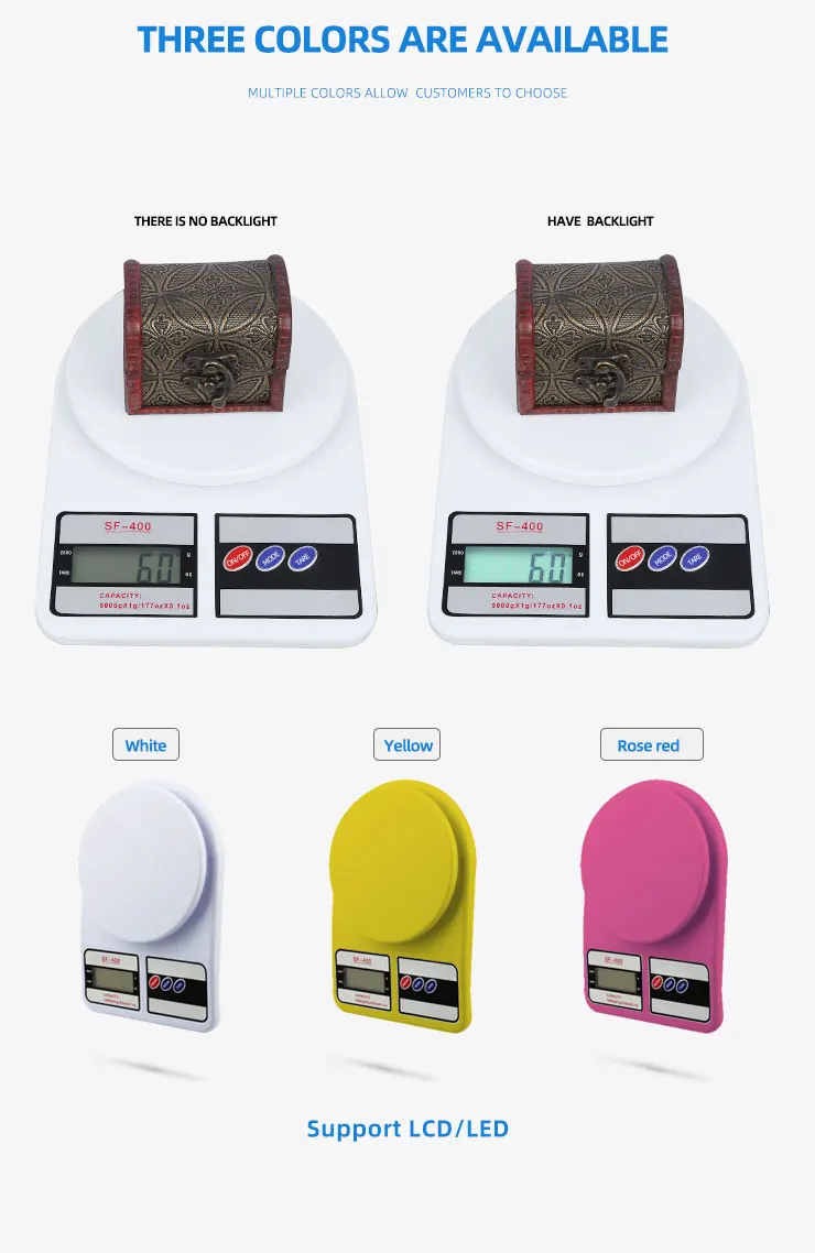 Hot Sale Kitchen Scale 10kg BAGEASE DIGITAL Household Scale Food Weight Electronic Kitchen Scale