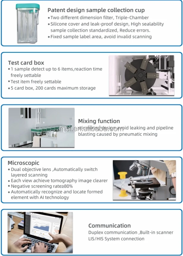 Dual Channel Automated Feces Analyzer/Analyzes of a Jar of Feces ...