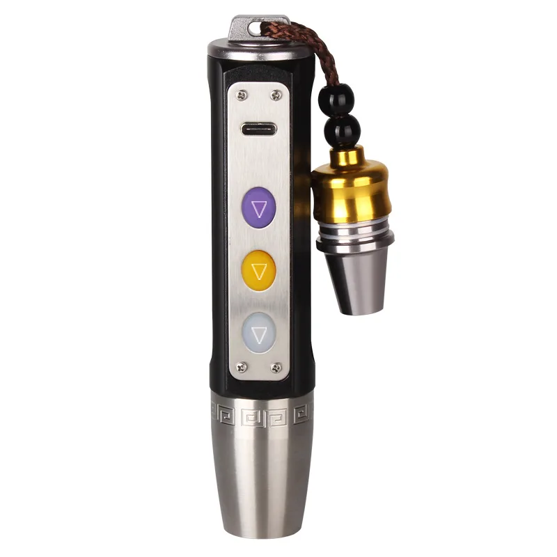 Lampe Torche UV 365 Nm Professionnelle - 3 En 1 (Blanc/Jaune/UV) Pour Identifier Pierres Précieuses, En Alliage Aluminium