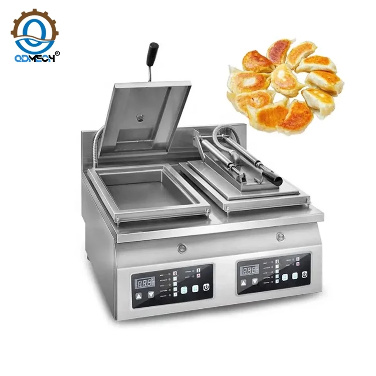 QDMECH Commercial Water Cooking Dumpling Fry Pan Dumplings Machine With Great Price