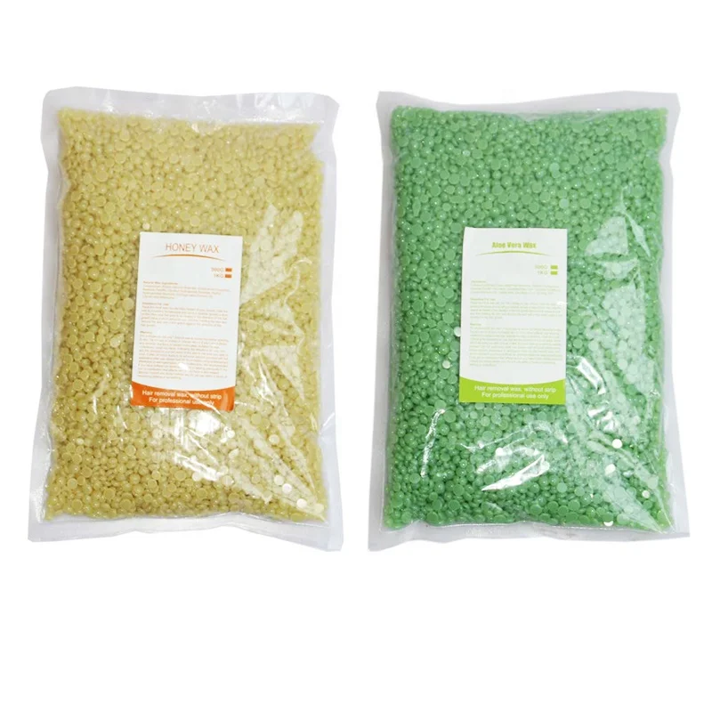 Набор восковых бобов для носа, безболезненный твердый воск, бобы 1000 г для удаления волос в зоне бикини и подмышек