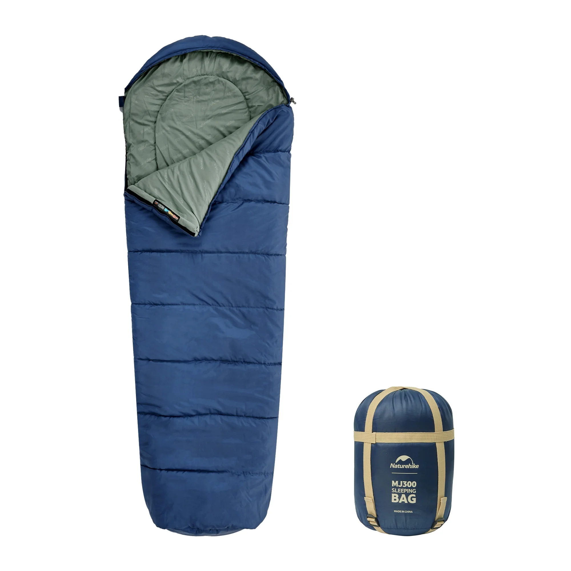 Naturehike 4 stagioni Mummy Camping singolo sacco a pelo impermeabile leggero in cotone