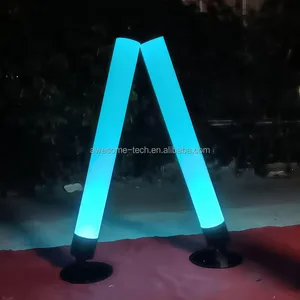 RGB 360 Degree Lighting Full Color LED Rainbow Tube Light for Holiday Parties Use