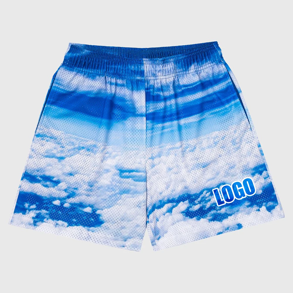 Summer Blank Sport Sublimation 100 Polyester Designer Inspired Printed Luxury Unisex Mesh