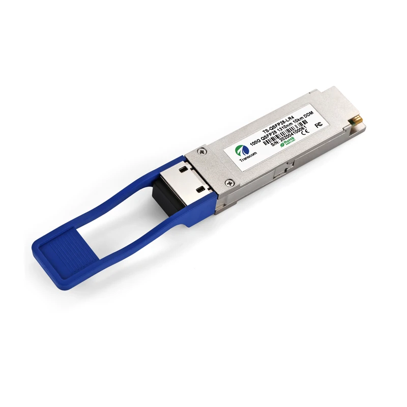 Qsfp100glr4 1310nm Optical Transceivers 100gqsfp28lr410km Module Compatible Hw Brocade