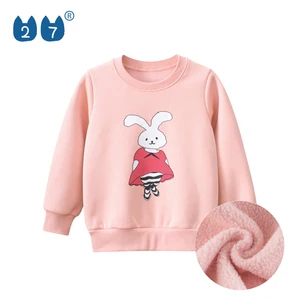 Toddler Kids Baby Girls Sweatshirts Crew Neck Long Sleeve Autumn Casual Pullovers Tops