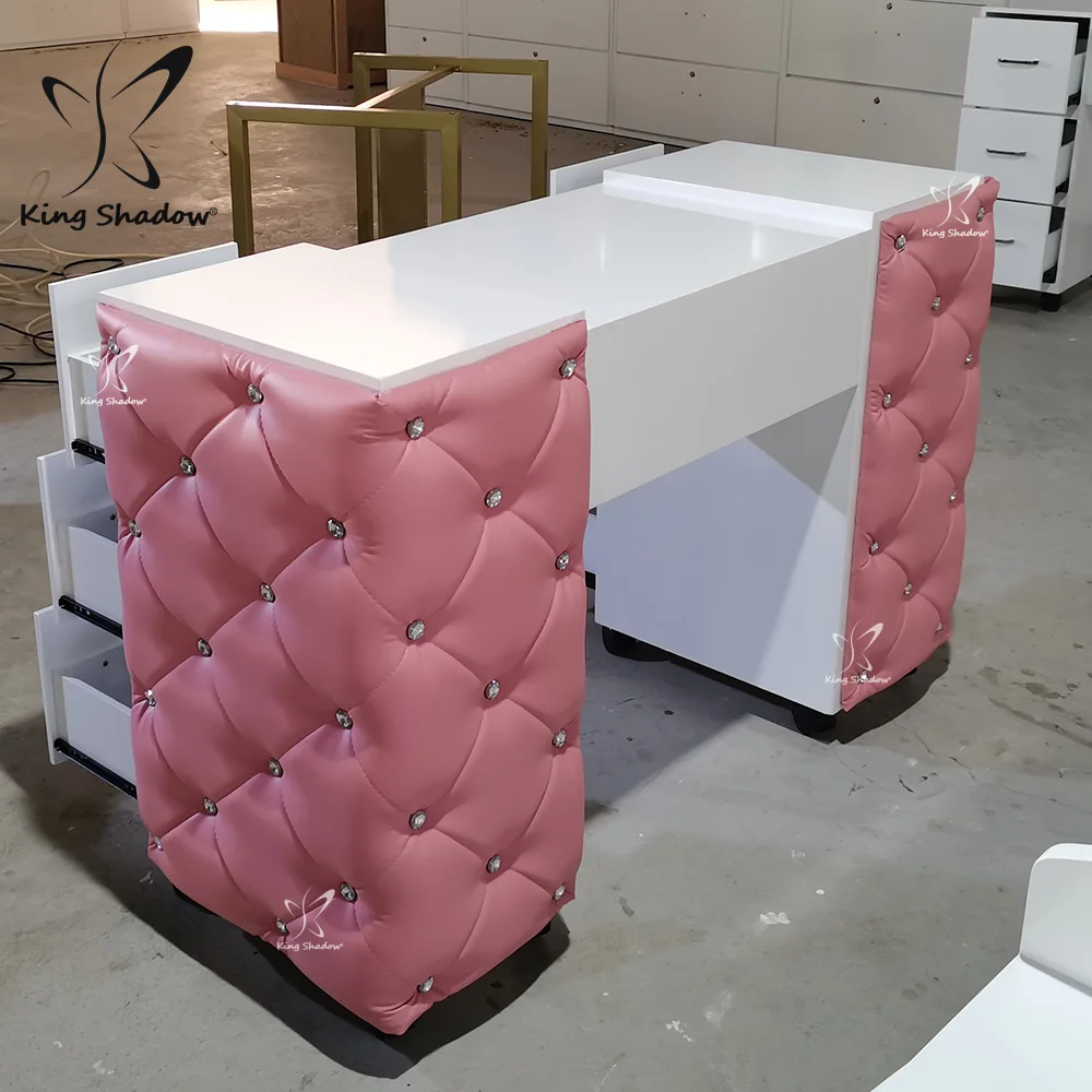 Nail Salon Furniture And Equipment Nail Artist Tables Leather Nail Desk