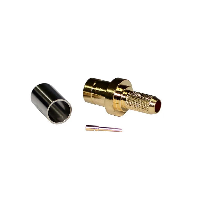 product good manufacturer smb c k3 coaxial connector all copper gold plated smb female connector for rg58 rg142-2