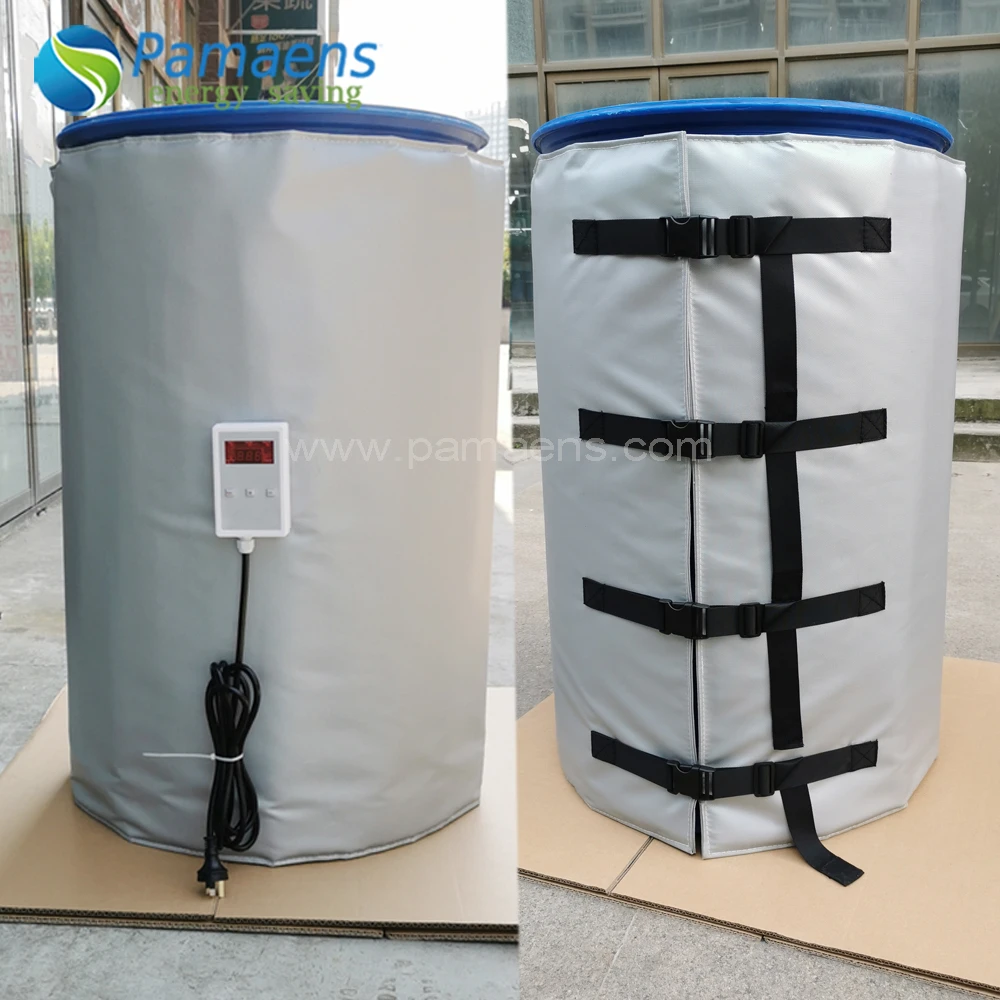 Flame Retardant 200L Barrel Heater Jacket PAMAENS Heating Oil Drums