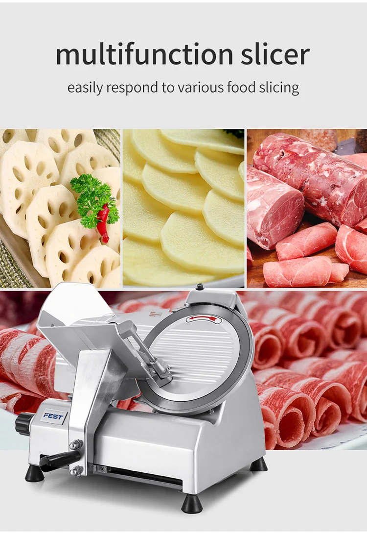 Adjustable Frozen Meat Slicer Home Kitchen Meat Cutter Meat Food  60 piece /min
