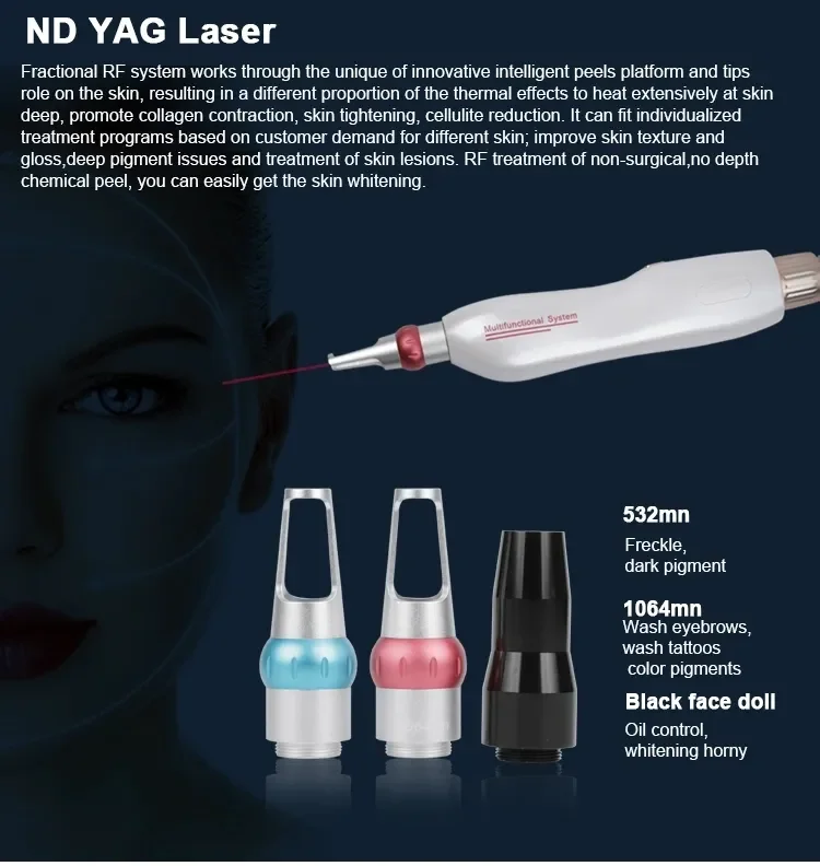 3 In 1 RF Nd Yag OPT Machine for Hair Removal And Skin Rejuvenation