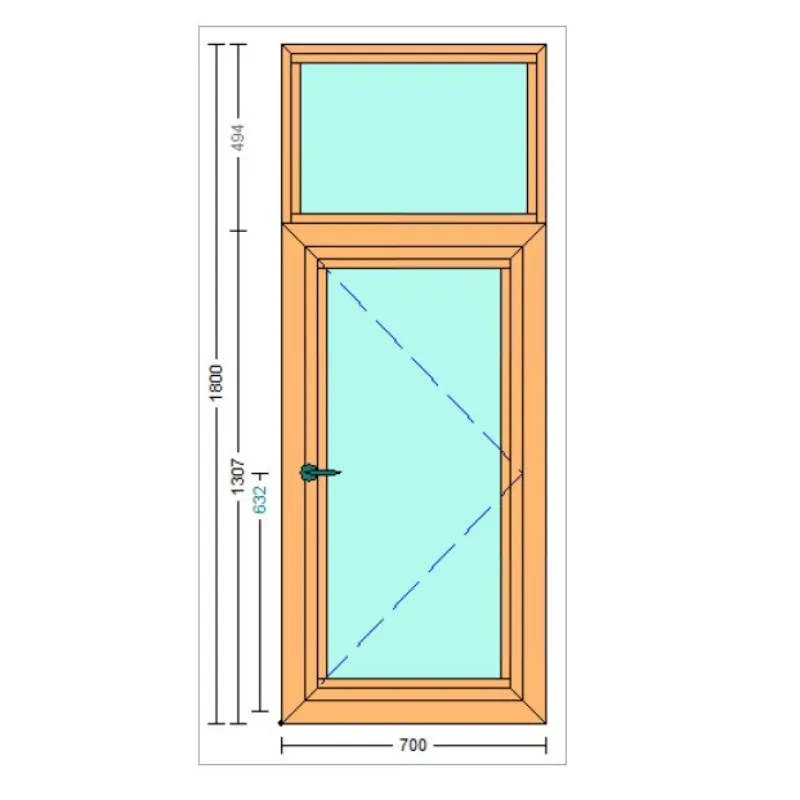 High Performance Passive House Windows EOSS Saving Energy Door and Windows System Double Glazed Window With Best Price