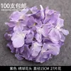 Cabeza y tallo de flor de hortensia de fieltro - violeta