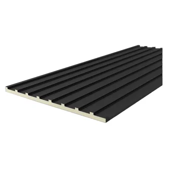 Sunto Durable Metal EPS Sandwich Panels Energy Saving PU Foam Aluminum Prefab House Villa Exterior Wall for Warehouse Workshop