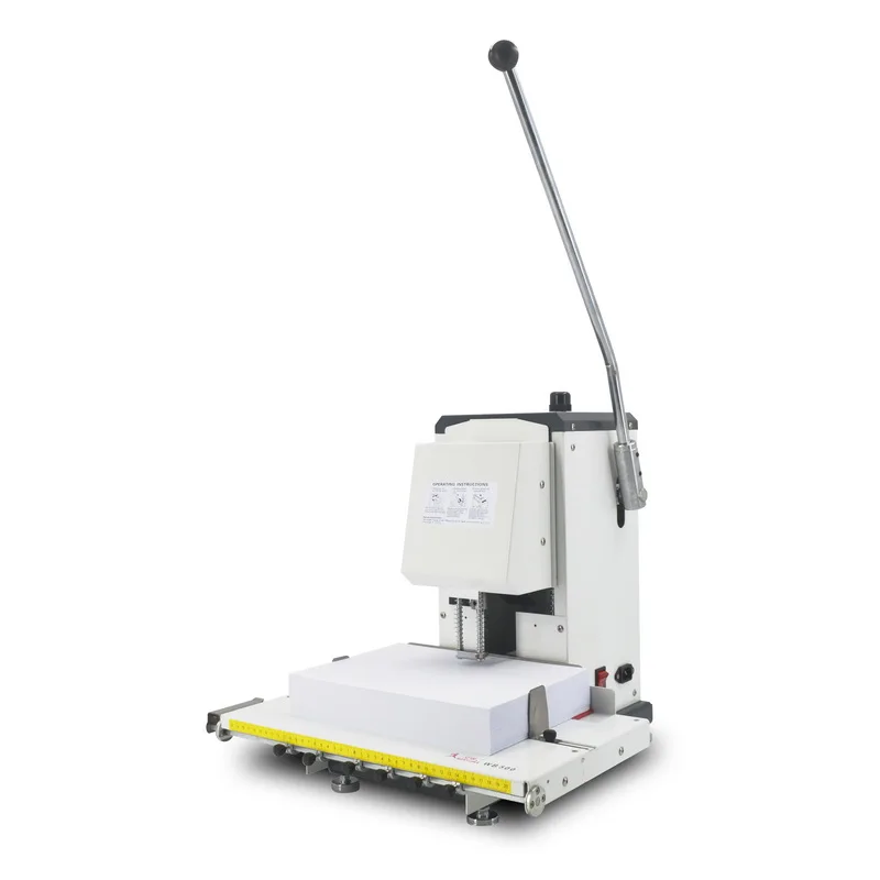 WB500 Single Hole Electric Paper Puncher with Movable Platform at Factory Price