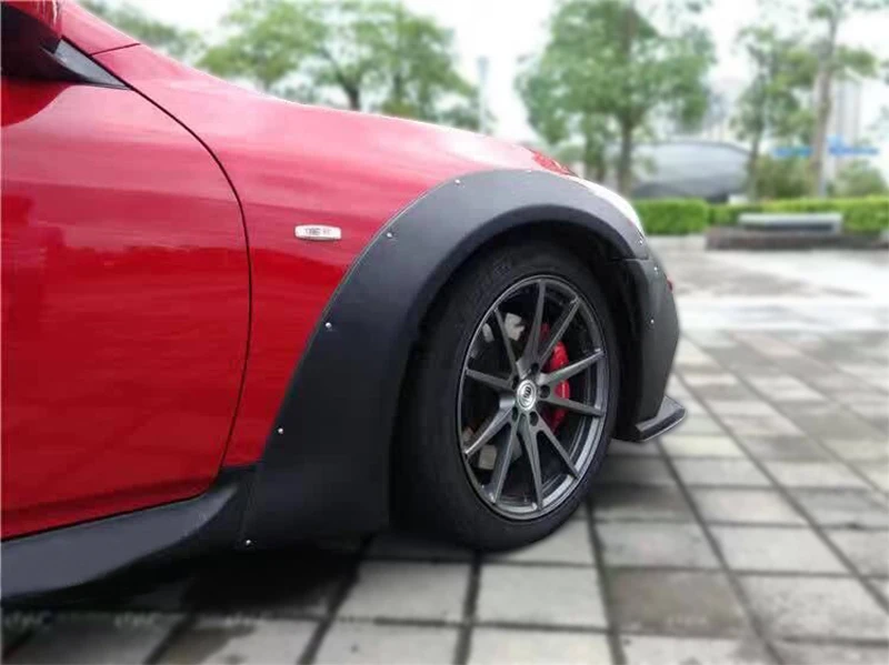 For Infiniti G37 LB Style Fiberglass Front Fender 4pcs Wheel Arch