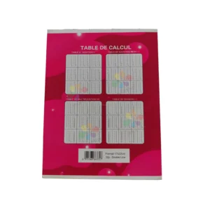 Wholesale A5 Student Notebook 96 Sheets 32P Double Line Full Color Cover for Ivory Coast