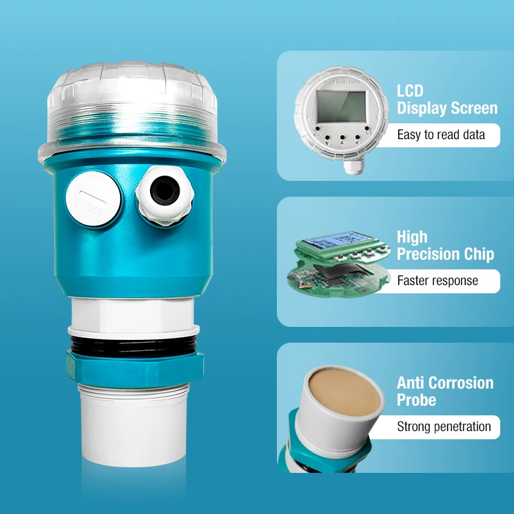 Jubo Rs485 Ultrasonic Water Level Sensor Diesel Fuel Tank Level Gauge ...