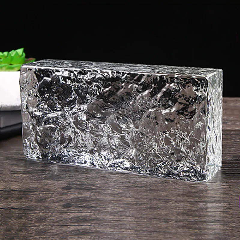 Solid clear Glass Block Decorative for Home Bathroom K9 Crystal Glass Brick Prices