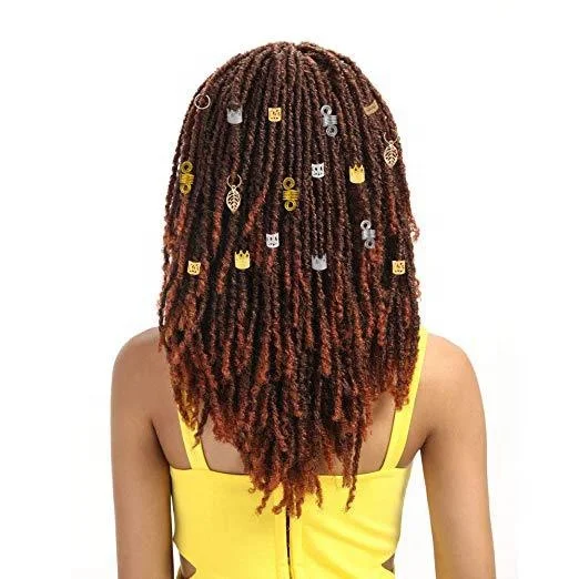 Wholesale Wholesale 200pcs/lot Braid Accessories Girls Hair Beads Dreadlocks  Braiding Hair Cuffs Cuff Hair Clip Metal From m.