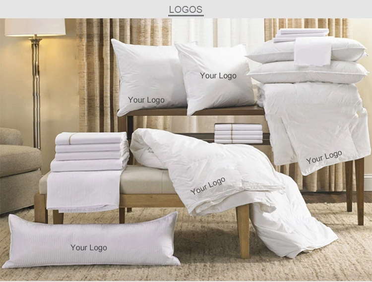 Custom Microfiber Polyester Goose Down Alternative/cotton Quilt Bed