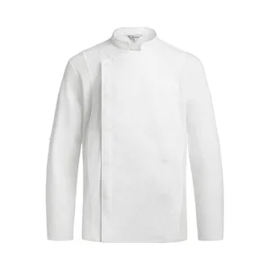 Sheenfon Orion Men's Chef Jacket-Modern Sporty Long Sleeve Silk Breathable Mesh Panels Embossed Utility Pockets