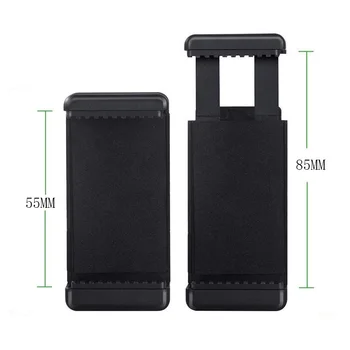 Kaliou Phone Clip Bracket Holder Mount Tripod Monopod Stand for iPhone Smartphone Selfie Holder Universal product image